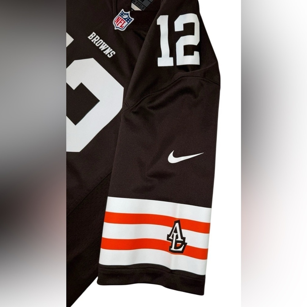 Nike On Field Cleveland Browns NFL Players Colt McCoy Jersey Men's Size M - Picture 5 of 8
